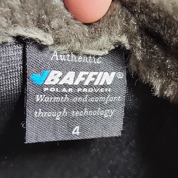 Baffin Cadee Charcoal Snow Boot Big Kid Size 4 - Picture 11 of 14